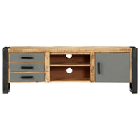 Thumbnail for TV-Schrank 120×30×40 cm Massivholz Mango