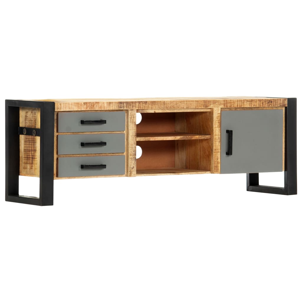 TV-Schrank 120×30×40 cm Massivholz Mango