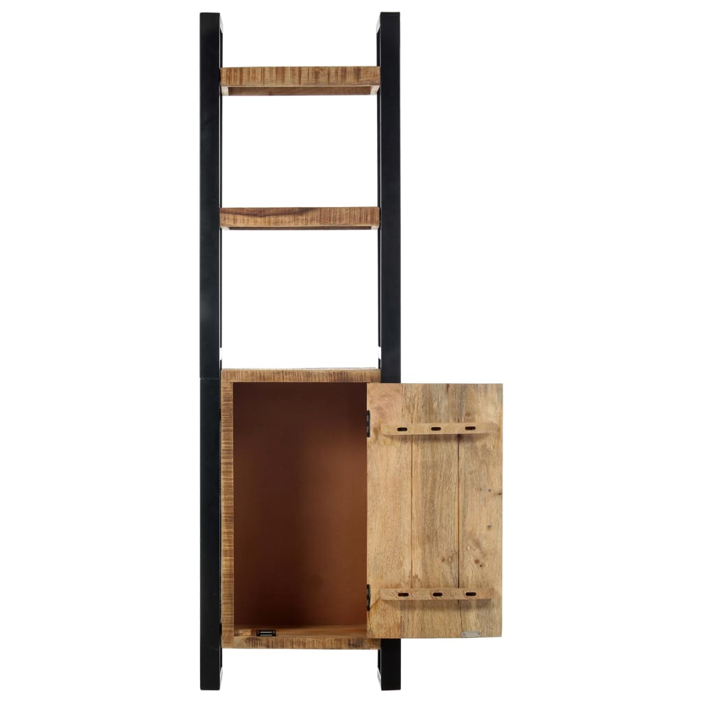 Bücherregal 50 x 30 x 170 cm Mango Massivholz