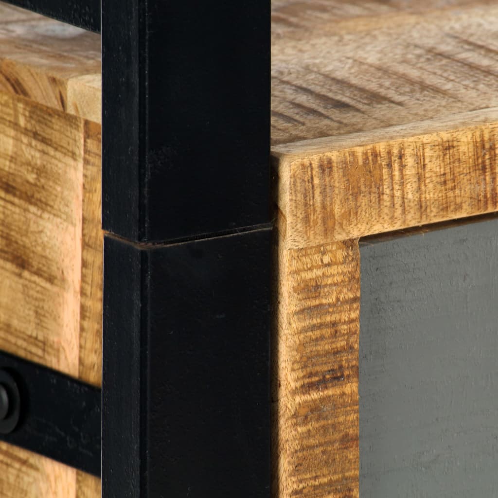 Bücherregal 50 x 30 x 170 cm Mango Massivholz