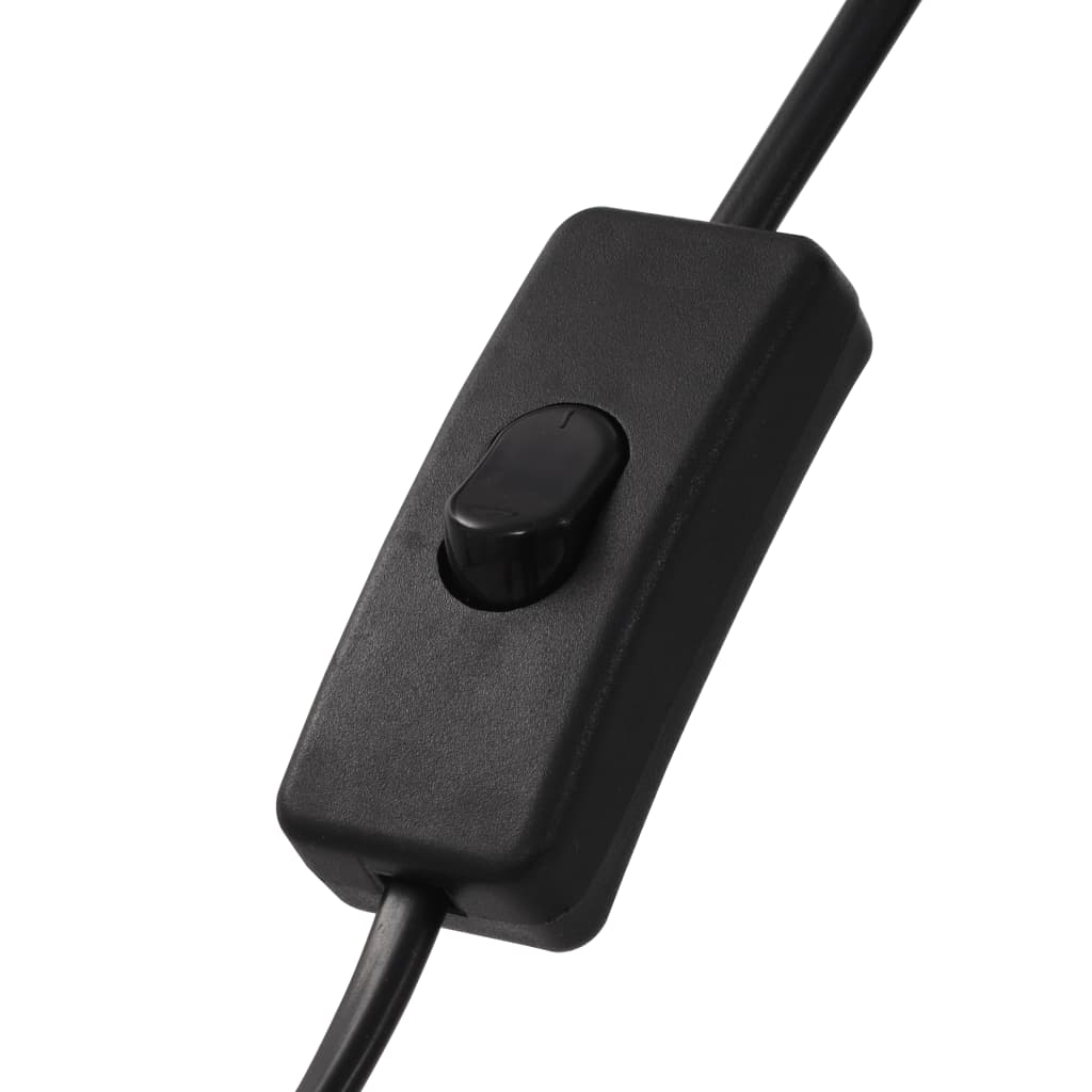 Standleuchte E27 Schwarz und Golden 31 cm