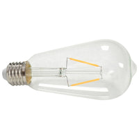 Thumbnail for Strahler 2 Stk. mit Glühlampen 2 W Schwarz E27