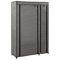 Thumbnail for Faltschrank Grau 110x45x175 cm Stoff