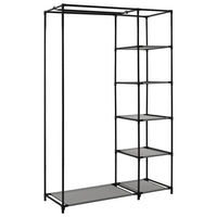 Thumbnail for Faltschrank Grau 110x45x175 cm Stoff