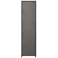 Thumbnail for Stoffschrank mit Fächern Kleiderstangen Grau 150x45x176cm