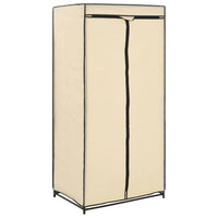 Thumbnail for Kleiderschränke 2 Stk. Creme 75×50×160 cm