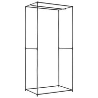 Thumbnail for Kleiderschränke 2 Stk. Grau 75×50×160 cm
