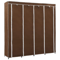 Thumbnail for Kleiderschrank mit 4 Fächern Braun 175 x 45 x 170 cm