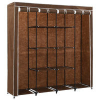 Thumbnail for Kleiderschrank mit 4 Fächern Braun 175 x 45 x 170 cm