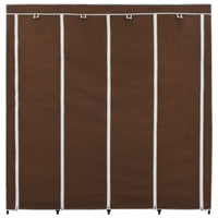 Thumbnail for Kleiderschrank mit 4 Fächern Braun 175 x 45 x 170 cm