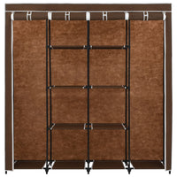 Thumbnail for Kleiderschrank mit 4 Fächern Braun 175 x 45 x 170 cm
