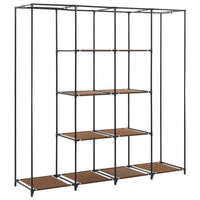 Thumbnail for Kleiderschrank mit 4 Fächern Braun 175 x 45 x 170 cm