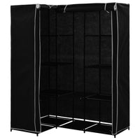 Thumbnail for Eckkleiderschrank Schwarz 130 x 87 x 169 cm