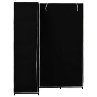 Thumbnail for Eckkleiderschrank Schwarz 130 x 87 x 169 cm