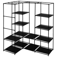 Thumbnail for Eckkleiderschrank Schwarz 130 x 87 x 169 cm