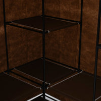 Thumbnail for Eckkleiderschrank Braun 130 x 87 x 169 cm