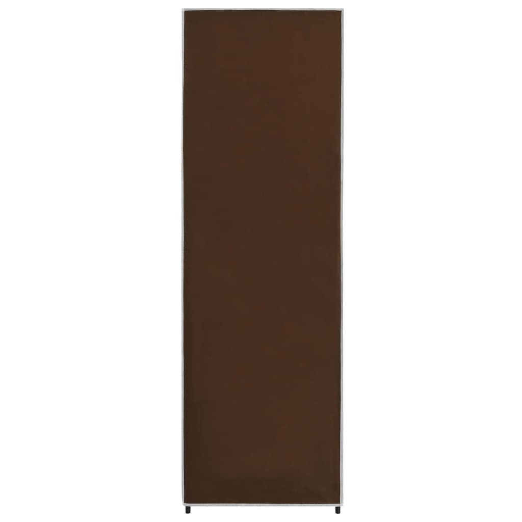 Kleiderschrank Braun 87 x 49 x 159 cm Stoff