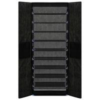 Thumbnail for Schuhschrank Schwarz 60 x 30 x166 cm Stoff