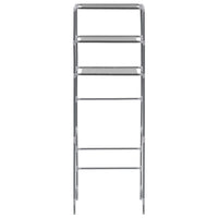 Thumbnail for Toilettenregal mit 3 Ablagen Silbern 53x28x169 cm