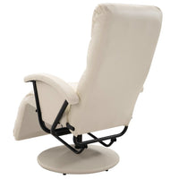 Thumbnail for TV-Sessel Creme Kunstleder