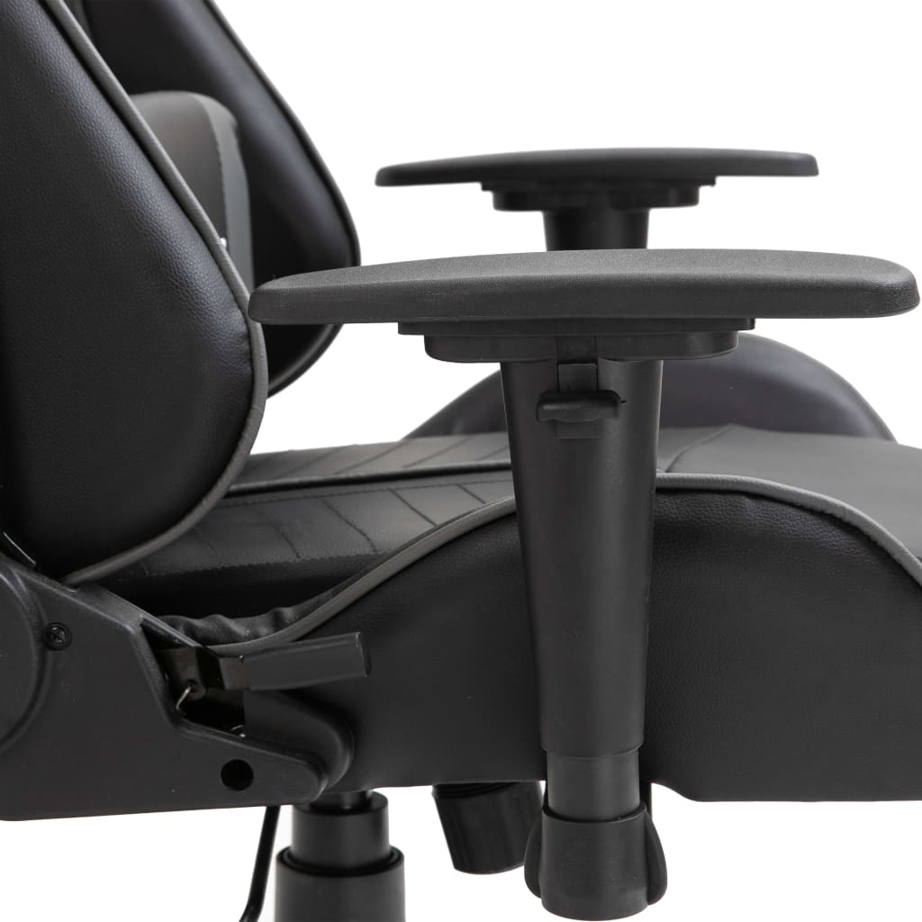 Gaming-Stuhl Grau Kunstleder