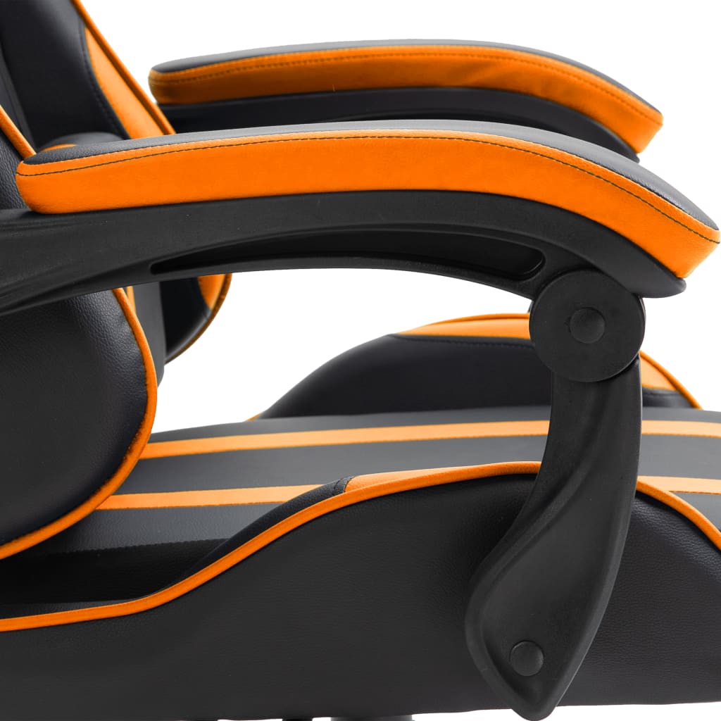Gaming-Stuhl Orange Kunstleder