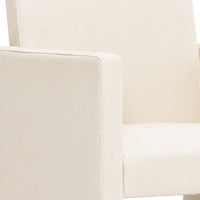 Thumbnail for Esszimmerstühle 2 Stk. Creme Stoff