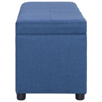Thumbnail for Bank mit Staufach 116 cm Blau Polyester