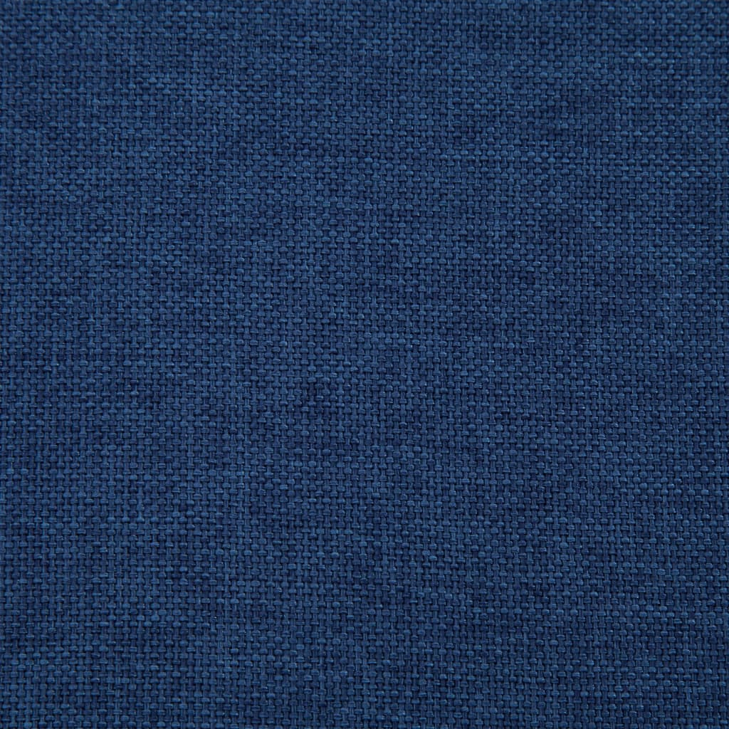 Bank mit Staufach 116 cm Blau Polyester