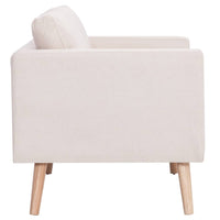 Thumbnail for 2-Sitzer-Sofa Stoff Cremeweiß