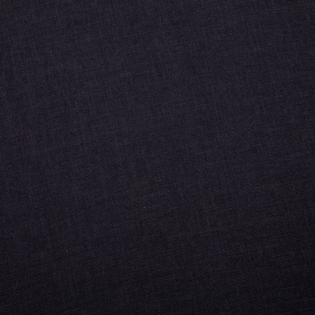 2-Sitzer-Sofa Stoff Schwarz