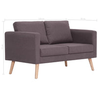 Thumbnail for 2-Sitzer-Sofa Stoff Taupe