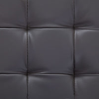 Thumbnail for Ottoman mit Stauraum 87,5 cm Grau Kunstleder