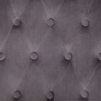 Thumbnail for Stuhl mit hoher Rückenlehne Grau Samt