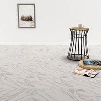 Thumbnail for PVC Laminat Dielen Selbstklebend 5,11 m² Weißer Marmor
