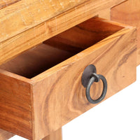 Thumbnail for Schreibtisch 90×40×107 cm Massivholz Akazie