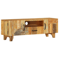 Thumbnail for TV-Schrank Handgeschnitzt 120x30x40 cm Altholz Massiv