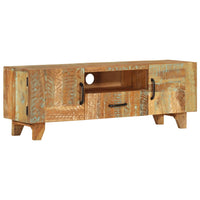 Thumbnail for TV-Schrank Handgeschnitzt 120x30x40 cm Altholz Massiv
