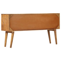 Thumbnail for Sideboard mit Druckmuster 130×30×70 cm Massivholz Mango