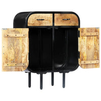 Thumbnail for Sideboard 60×30×75 cm Mango-Massivholz und Eisen
