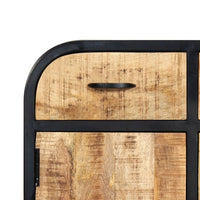 Thumbnail for Sideboard 60×30×75 cm Mango-Massivholz und Eisen