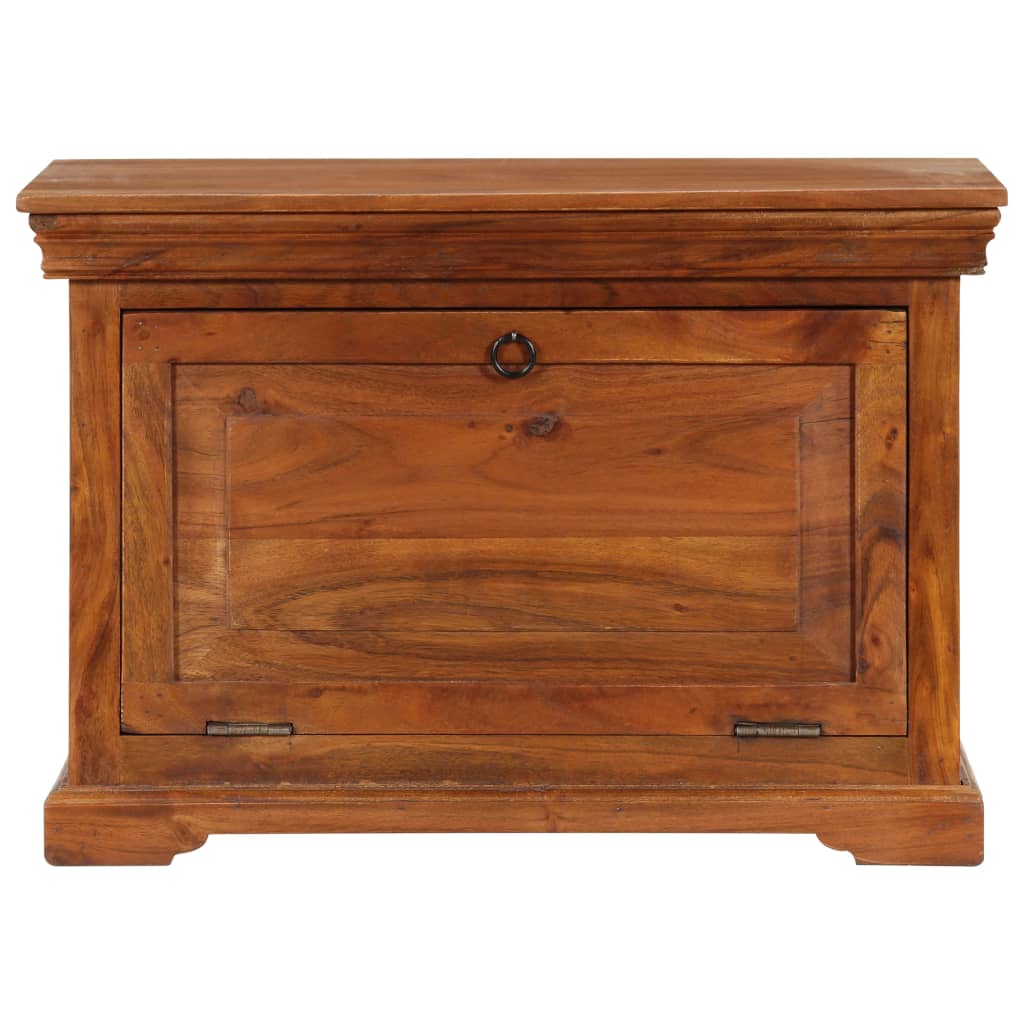 Schuhschrank 60 x 40 x 41 cm Massivholz Akazie