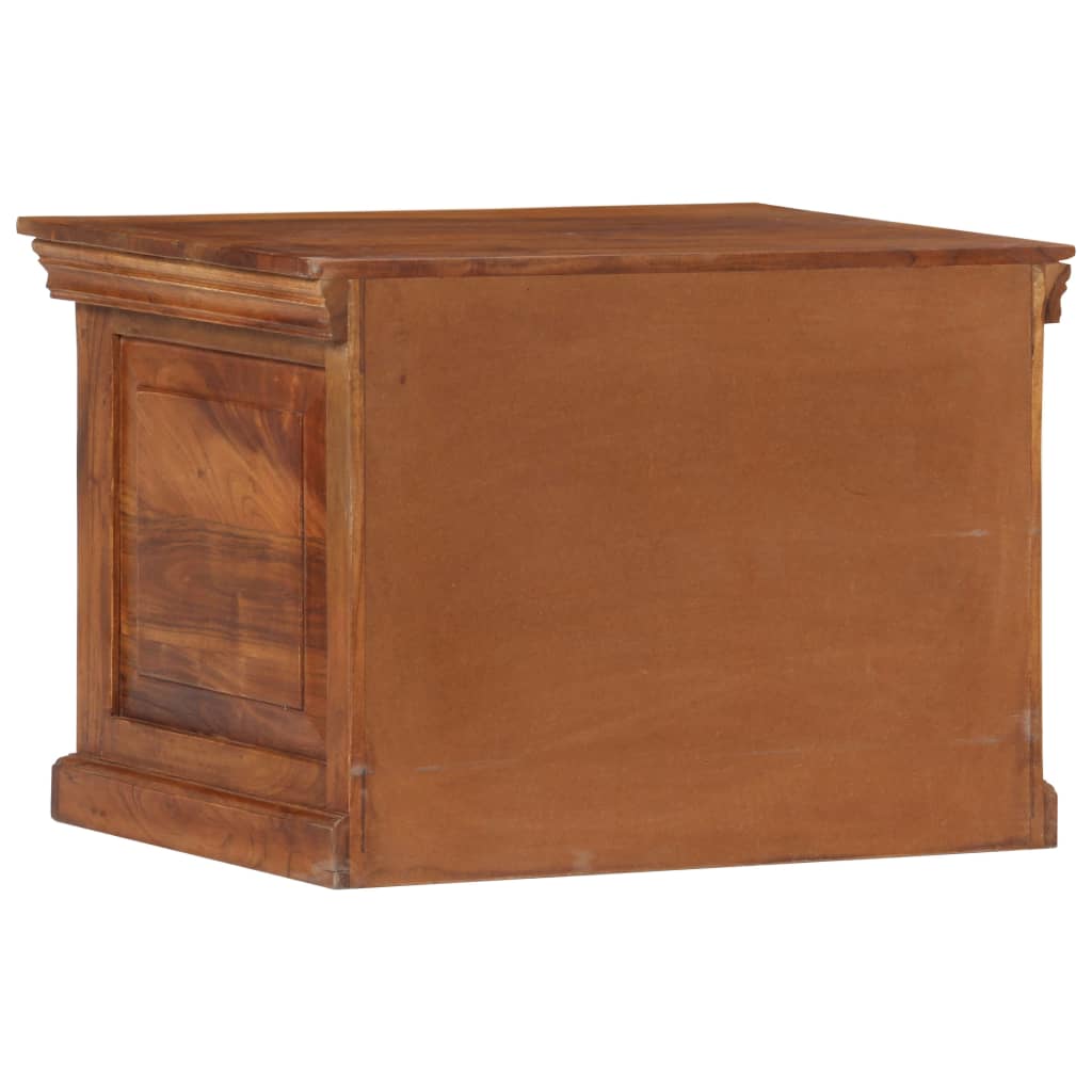 Schuhschrank 60 x 40 x 41 cm Massivholz Akazie