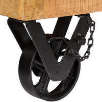 Thumbnail for Schuhschrank 86 x 35 x 55 cm Massivholz Mango