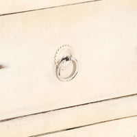 Thumbnail for Sideboard Weiß 160 x 40 x 80 cm Massivholz Mango