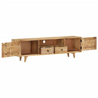 Thumbnail for TV-Schrank 140 x 30 x 40 cm Massivholz Mango