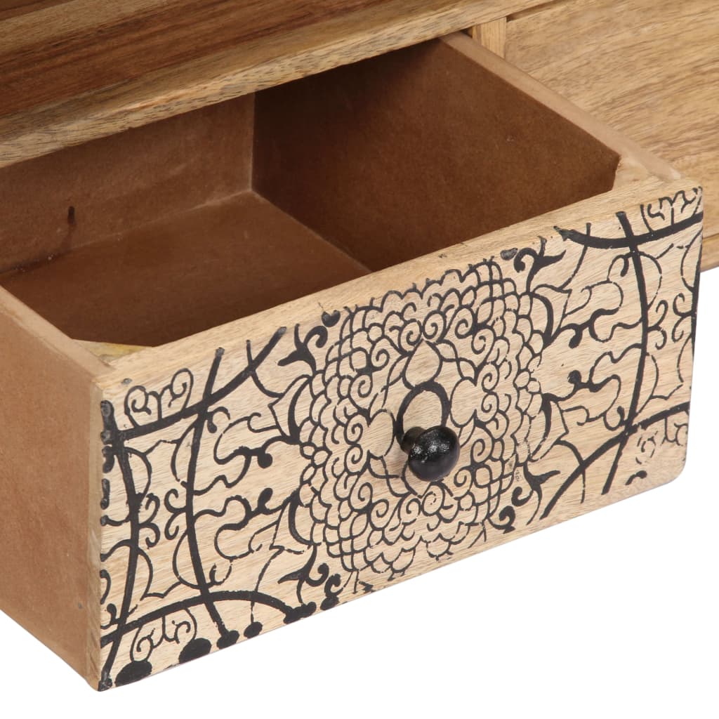 TV-Schrank 140 x 30 x 40 cm Massivholz Mango