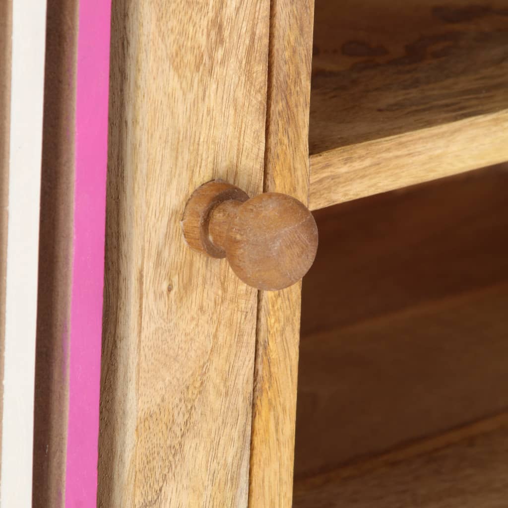 TV-Schrank 120 x 30 x 40 cm Massivholz Mango