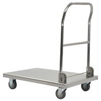 Thumbnail for Plattformwagen Silbern 82 x 53 x 86 cm Edelstahl