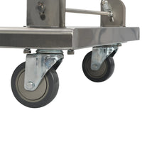 Thumbnail for Plattformwagen Silbern 82 x 53 x 86 cm Edelstahl